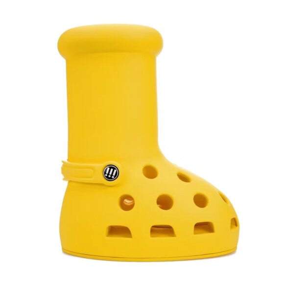Crocs x MSCHF Big Red Boot 'Yellow' 7.5 womens - Picture 3 of 3